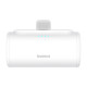 Baseus Compact powerbank, 5000mAh, 20W, USB-C (fehér) Baseus Compact powerbank, 5000mAh, 20W, USB-C (fehér)