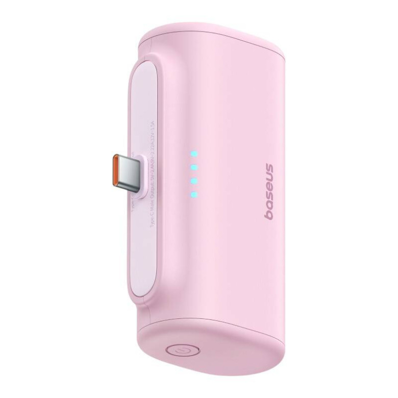 Powerbank Baseus Compact USB-C 5000mAh, 20W (pink) Powerbank Baseus Compact USB-C 5000mAh, 20W (pink)