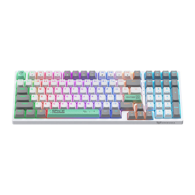 ONIKUMA G38 98 Keys USB Wired Mechanical Keyboard White ONIKUMA G38 98 Keys USB Wired Mechanical Keyboard White