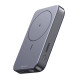Magnetic powerbank 10000mAh Ugreen PB206, USB + USB-C, 20W with stand function (black)