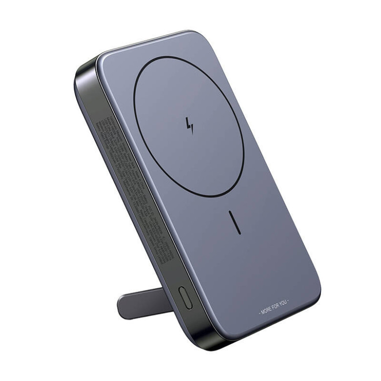 Magnetic powerbank 10000mAh Ugreen PB206, USB + USB-C, 20W with stand function (black) Magnetic powerbank 10000mAh Ugreen PB206, USB + USB-C, 20W with stand function (black)