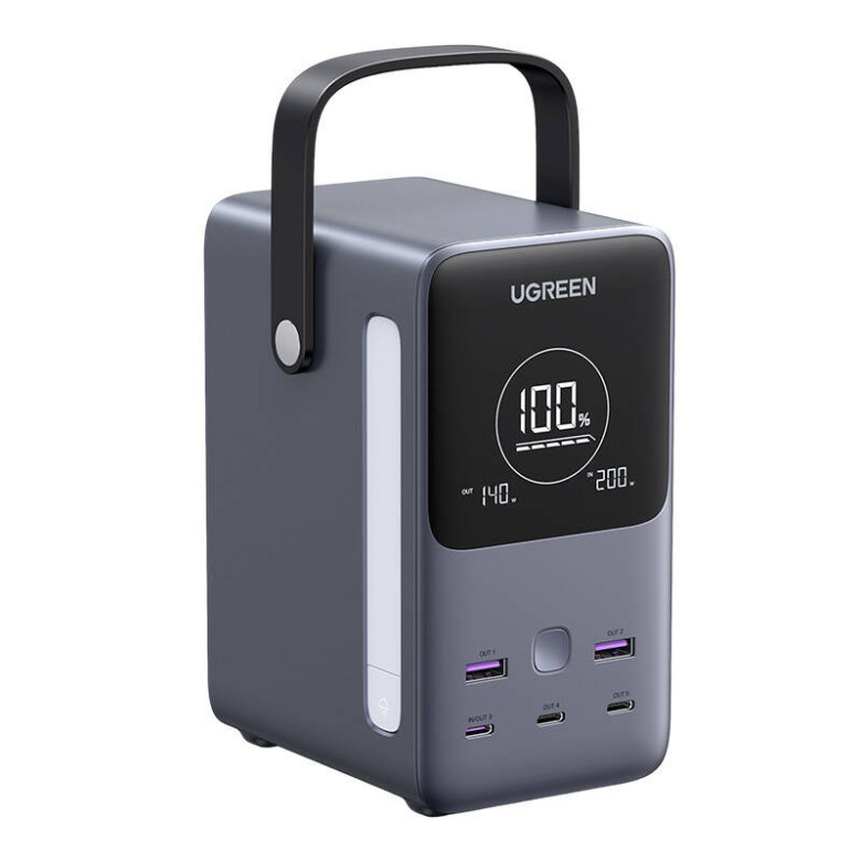 UGREEN PB770 powerbank, 48000mAh, 2x USB + 4x USB-C, 300W (szürke) UGREEN PB770 powerbank, 48000mAh, 2x USB + 4x USB-C, 300W (szürke)