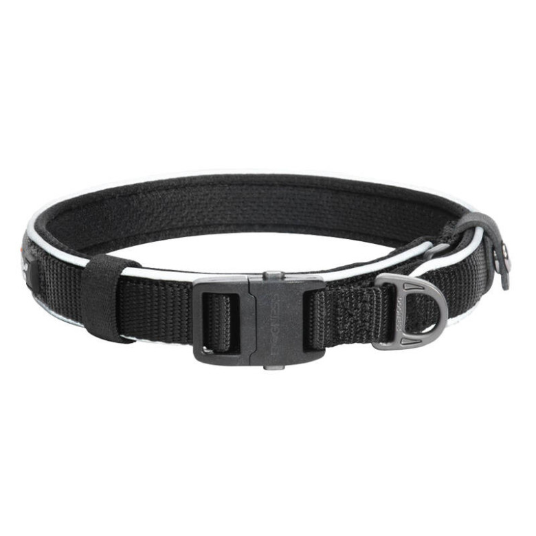Fényvisszaverő nyakörv Dogness XS méret (Fekete)