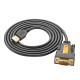 USB to DB9 RS-232 cable Ugreen CR104, 2m (black)