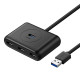Hub Ugreen CR113 USB 4x USB 3.0 5Gbps, 1m (fekete)