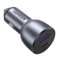 UGREEN CD213 autós töltő, USB + USB-C, 36 W (szürke)