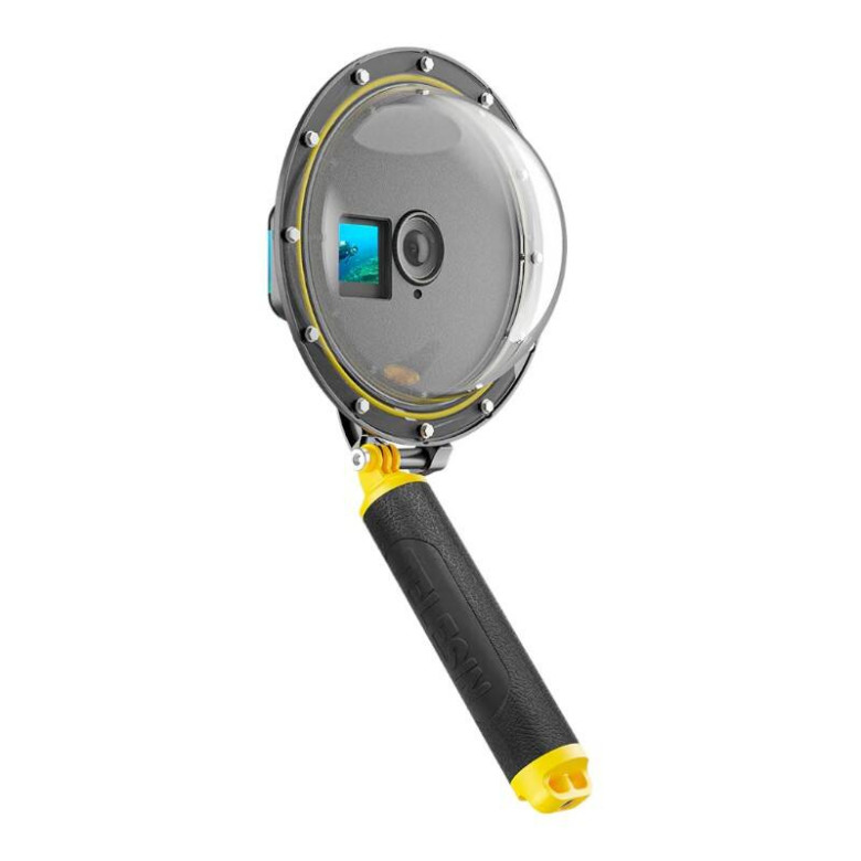 Waterpoof dome port Telesin for DJI Action 4 / 3 Waterpoof dome port Telesin for DJI Action 4 / 3