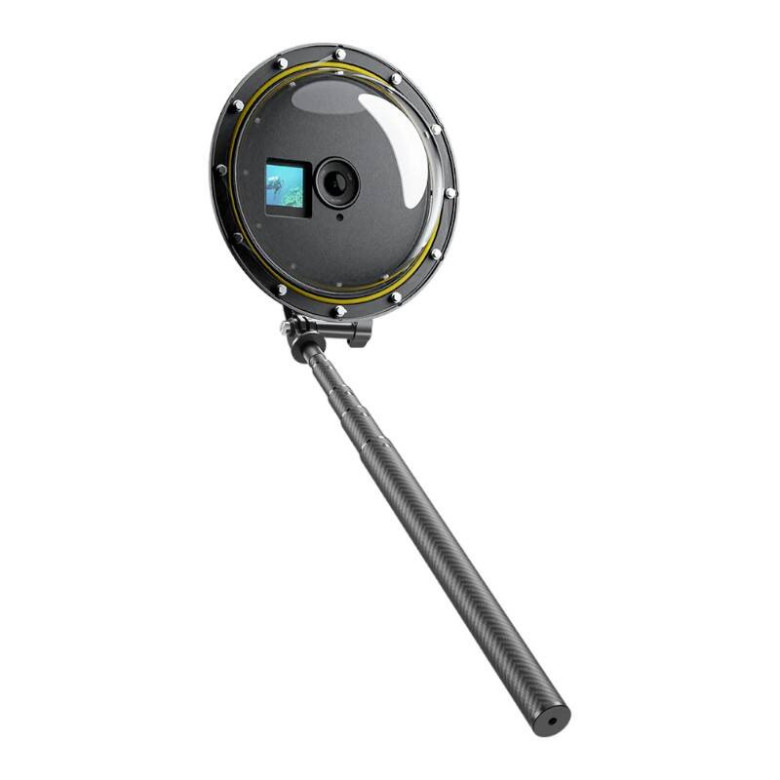 Waterpoof dome port Telesin for DJI Action 4 / 3 Waterpoof dome port Telesin for DJI Action 4 / 3