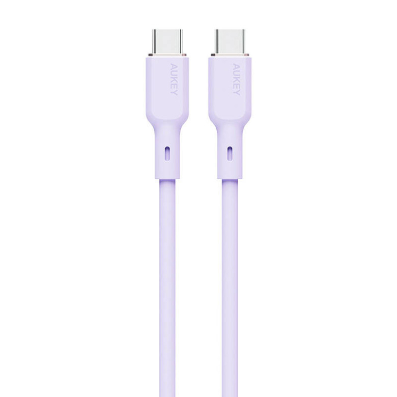 USB-C to USB-C Cable Aukey CB-SCC102, 100W, 1.8m (lavender)
