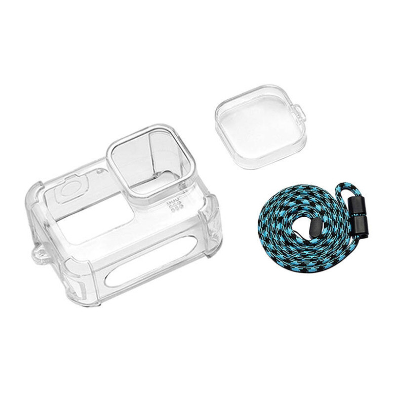 Case with Lens Cap and Neck Strap PULUZ for GoPro Hero 9 / 10 / 11 Case with Lens Cap and Neck Strap PULUZ for GoPro Hero 9 / 10 / 11