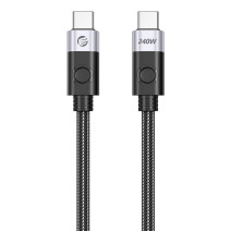 Orico 240W-os USB-C-USB-C töltőkábel, 1 m (fekete) Orico 240W-os USB-C-USB-C töltőkábel, 1 m (fekete)