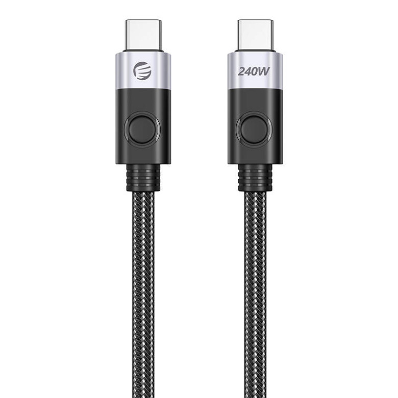 Orico 240W-os USB-C-USB-C töltőkábel, 1,5 m (fekete)
