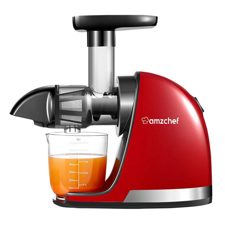 Slow Juicer AMZCHEF 1501-RD (Red) Slow Juicer AMZCHEF 1501-RD (Red)