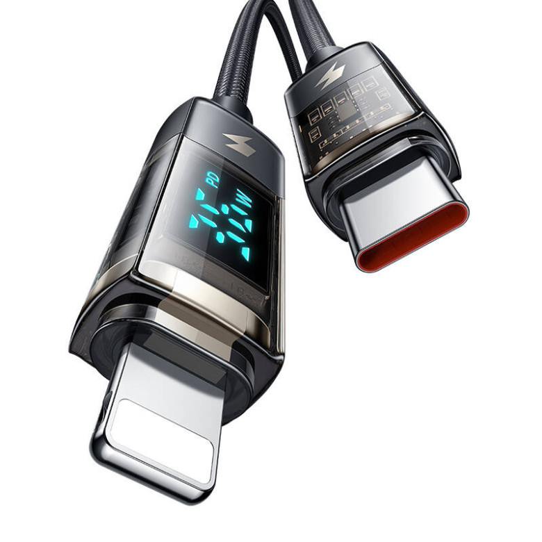 Mcdodo CA-3600 USB-C Lightning kábel, automatikus kikapcsolás, 36W, 1.2m (fekete) Mcdodo CA-3600 USB-C Lightning kábel, automatikus kikapcsolás, 36W, 1.2m (fekete)