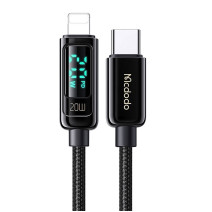 Mcdodo CA-8810 USB-C Lightning kábel, 36W, 1.2m (fekete) Mcdodo CA-8810 USB-C Lightning kábel, 36W, 1.2m (fekete)