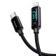Mcdodo CA-8810 USB-C Lightning kábel, 36W, 1.2m (fekete) Mcdodo CA-8810 USB-C Lightning kábel, 36W, 1.2m (fekete)