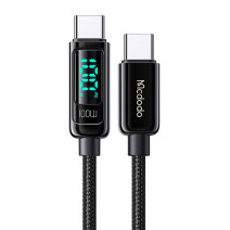 Mcdododo CA-8820 100W USB-C USB-C kábel, 1.2m (fekete) Mcdododo CA-8820 100W USB-C USB-C kábel, 1.2m (fekete)