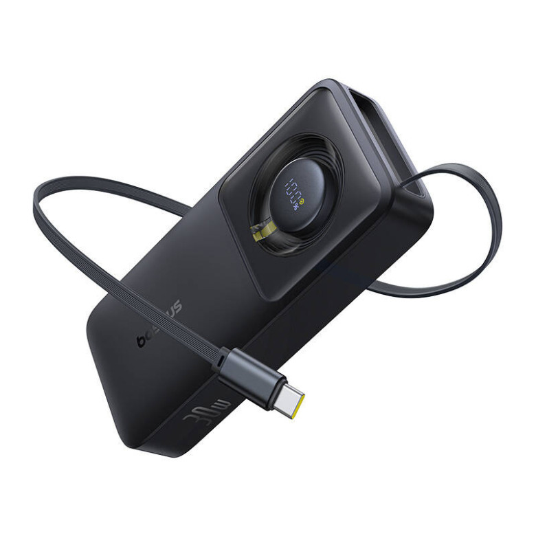 Powerbank Baseus OS Free2Pull 10000mAh 30W +cable (black) Powerbank Baseus OS Free2Pull 10000mAh 30W +cable (black)