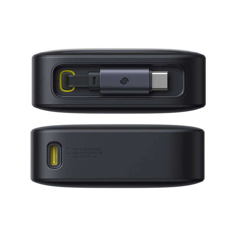 Powerbank Baseus OS Free2Pull 10000mAh 30W +cable (black) Powerbank Baseus OS Free2Pull 10000mAh 30W +cable (black)