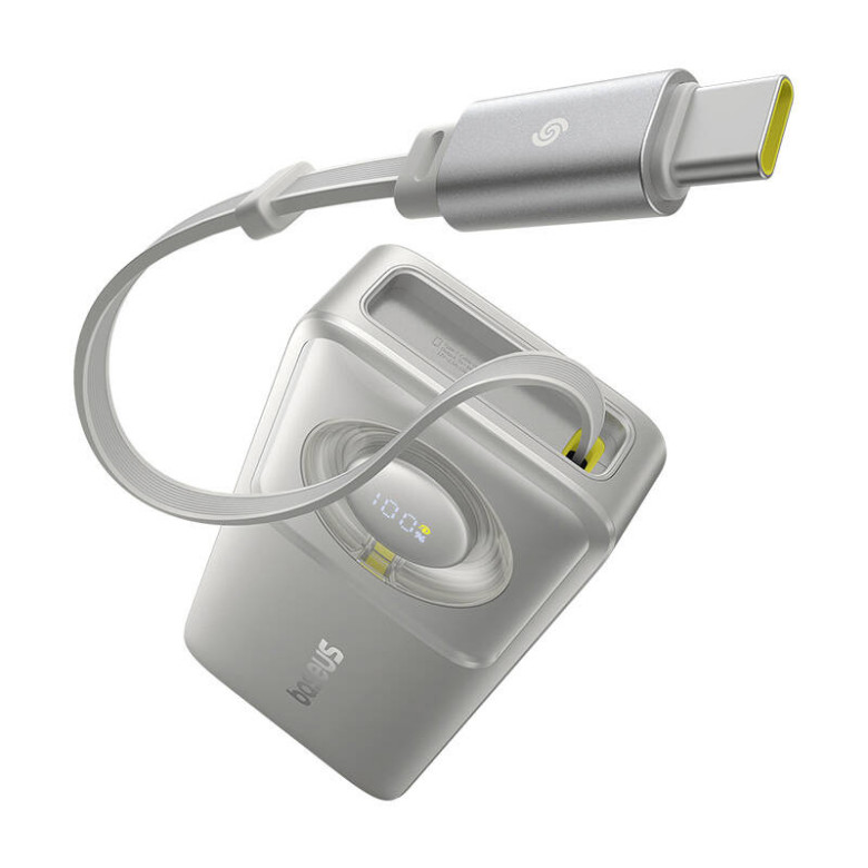 Powerbank Baseus OS Free2Pull 10000mAh 30W +cable (grey)