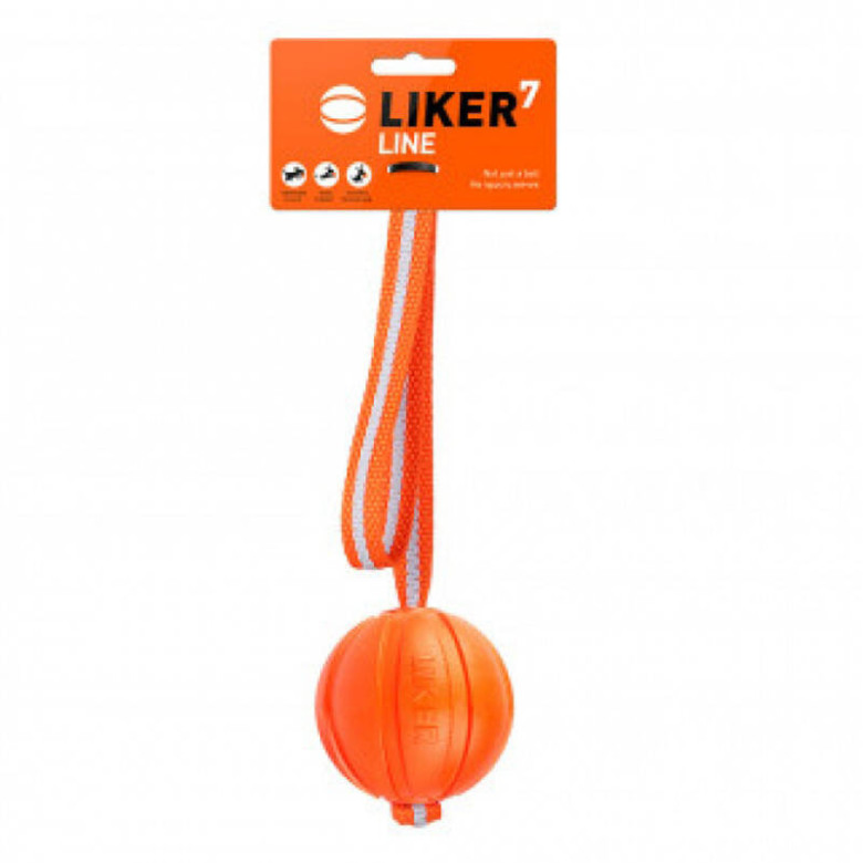 Ball on a rope for puppies and small dogs Liker Line 7 Waudog Ball on a rope for puppies and small dogs Liker Line 7 Waudog