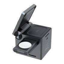 Choetech T632-F 3 az 1-ben 15W-os vezeték nélküli töltő (fekete)