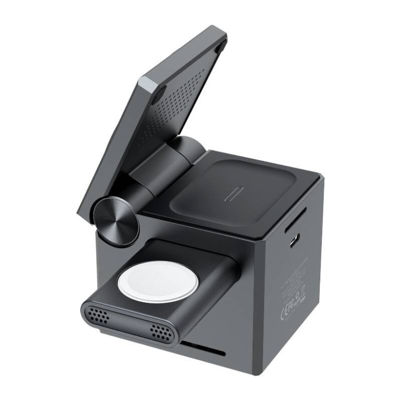 Choetech T632-F 3 az 1-ben 15W-os vezeték nélküli töltő (fekete) Choetech T632-F 3 az 1-ben 15W-os vezeték nélküli töltő (fekete)