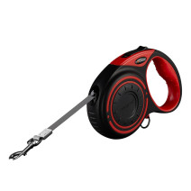 Automatic dog leash with LED light and waste bags Dogness (red) Automatic dog leash with LED light and waste bags Dogness (red)