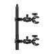 Motorcycle/bicycle mount PULUZ with two clamps and selfie stick 150 cm Motorcycle/bicycle mount PULUZ with two clamps and selfie stick 150 cm