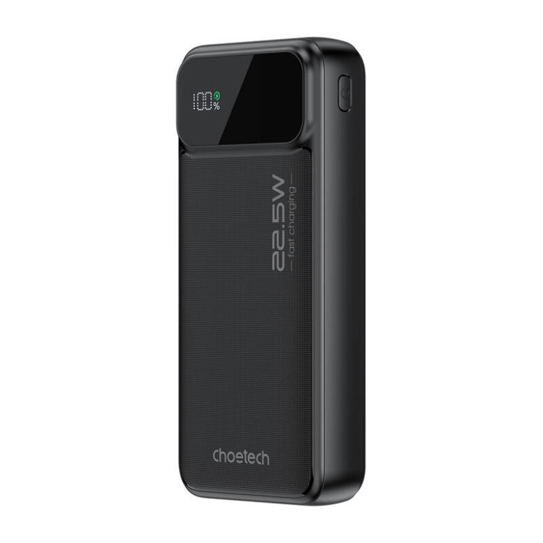 Choetech B729 powerbank, 20000mAh, 22.5W, PD (fekete)