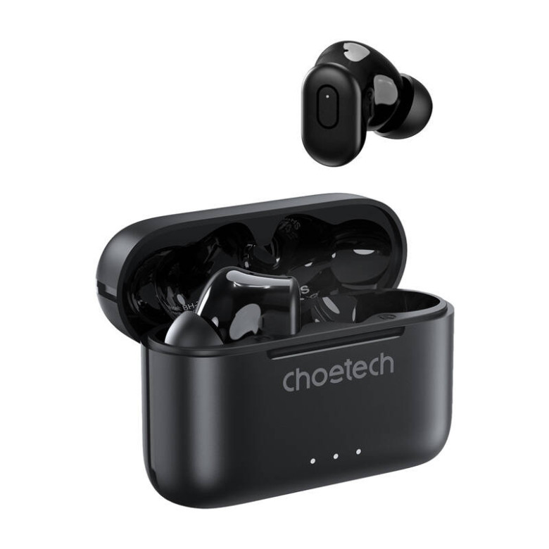 Wireless Earphones TWS Choetech BH-T15 ANC+ENC (black)
