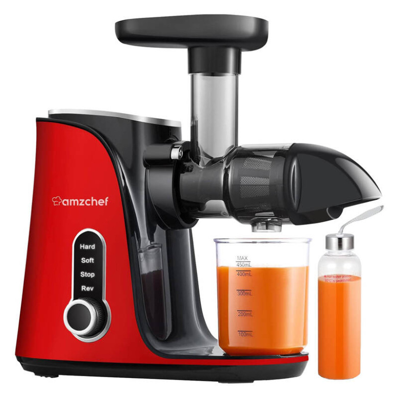 Slow Juicer AMZCHEF GM3001-RD  (red)