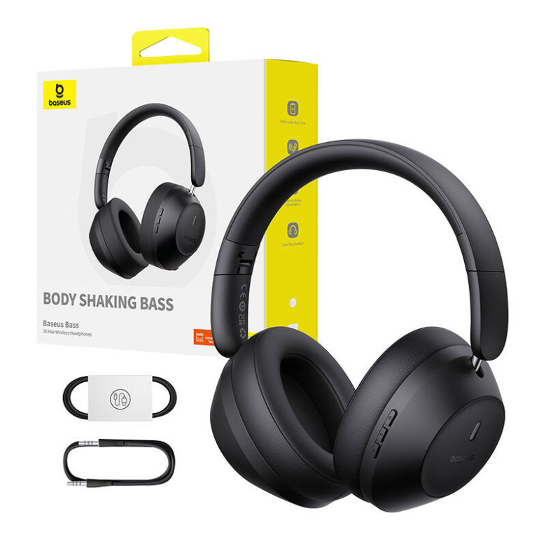 Wireless earphones Baseus Bass 30 Max (black) Wireless earphones Baseus Bass 30 Max (black)