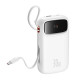 Powerbank Baseus QPow 2 20000mAh 30W 2xUSB-C (white) Powerbank Baseus QPow 2 20000mAh 30W 2xUSB-C (white)