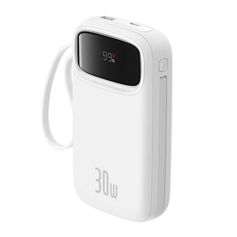 Powerbank Baseus QPow 2 20000mAh 30W 2xUSB-C (white) Powerbank Baseus QPow 2 20000mAh 30W 2xUSB-C (white)