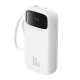Powerbank Baseus QPow 2 20000mAh 30W 2xUSB-C (white) Powerbank Baseus QPow 2 20000mAh 30W 2xUSB-C (white)