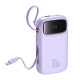 Powerbank Baseus QPow 2 20000mAh 30W 2xUSB-C (purple)