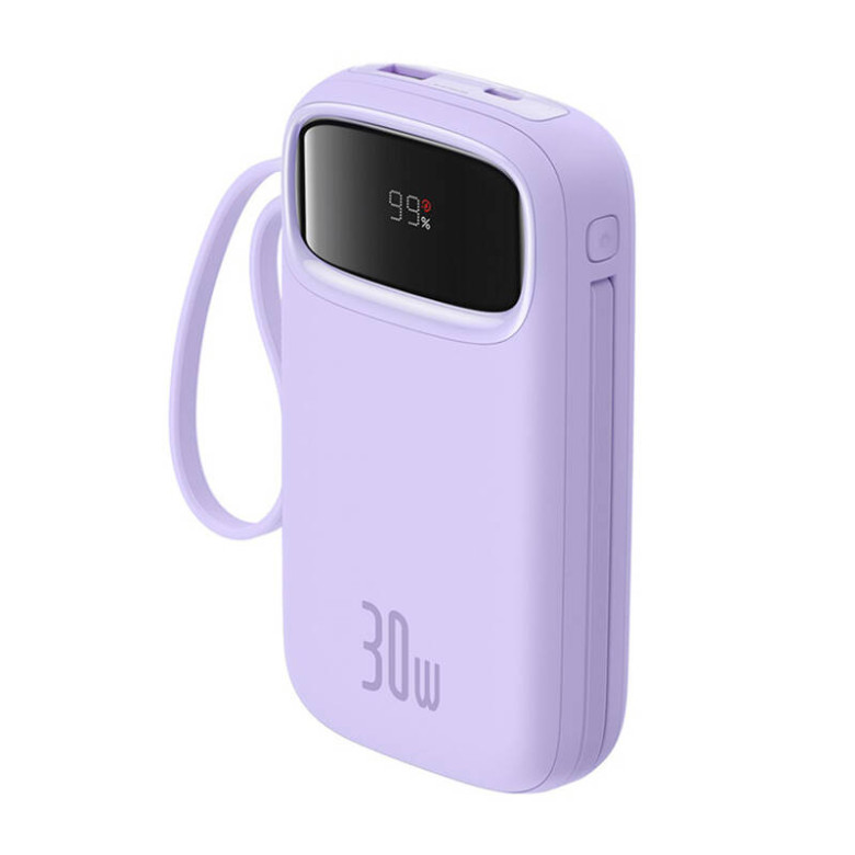 Powerbank Baseus QPow 2 20000mAh 30W 2xUSB-C (purple) Powerbank Baseus QPow 2 20000mAh 30W 2xUSB-C (purple)