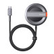 Mcdodo CH-5500 magnetic wireless charger for iPhone with foldable stand, 15W (black)