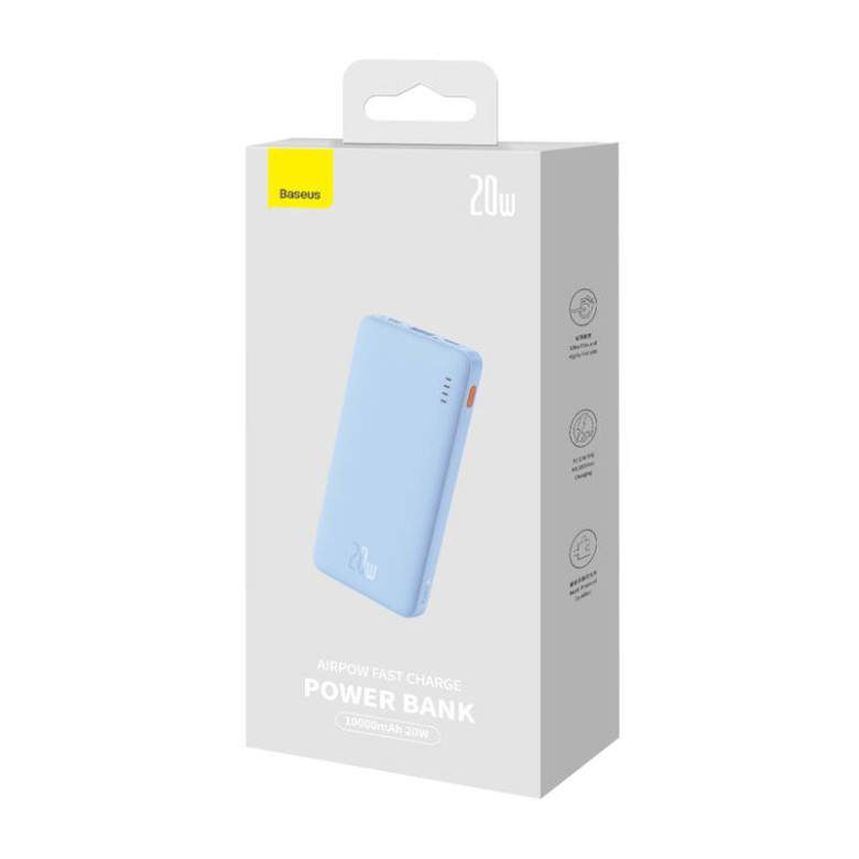 Powerbank Baseus Airpow 10000 mAh 20W (blue)