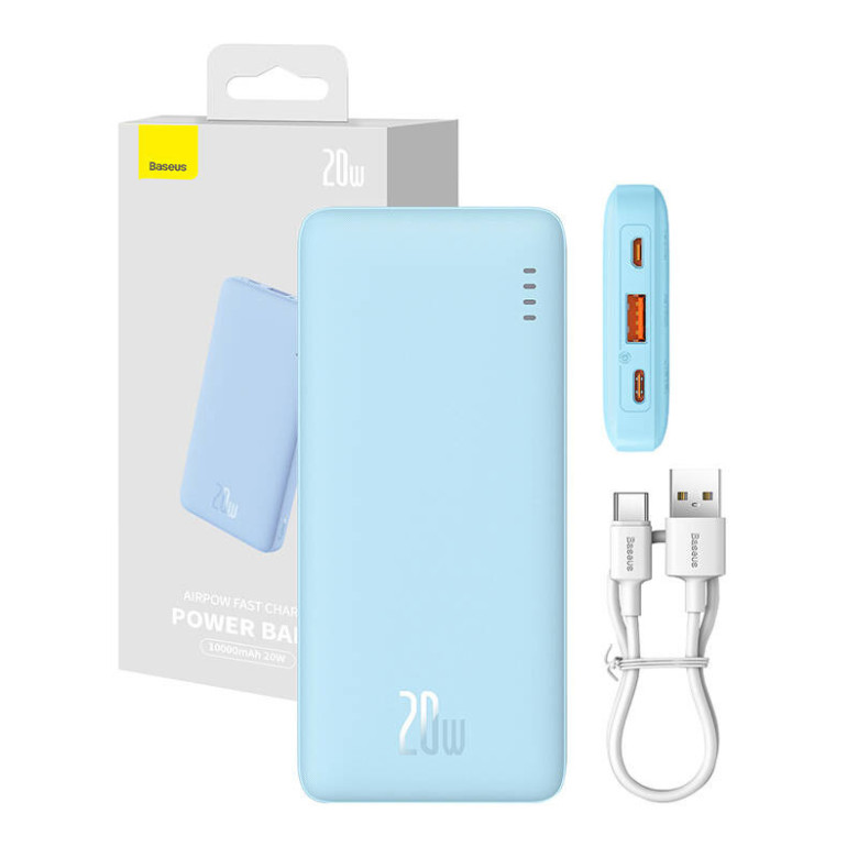 Powerbank Baseus Airpow 10000 mAh 20W (blue)