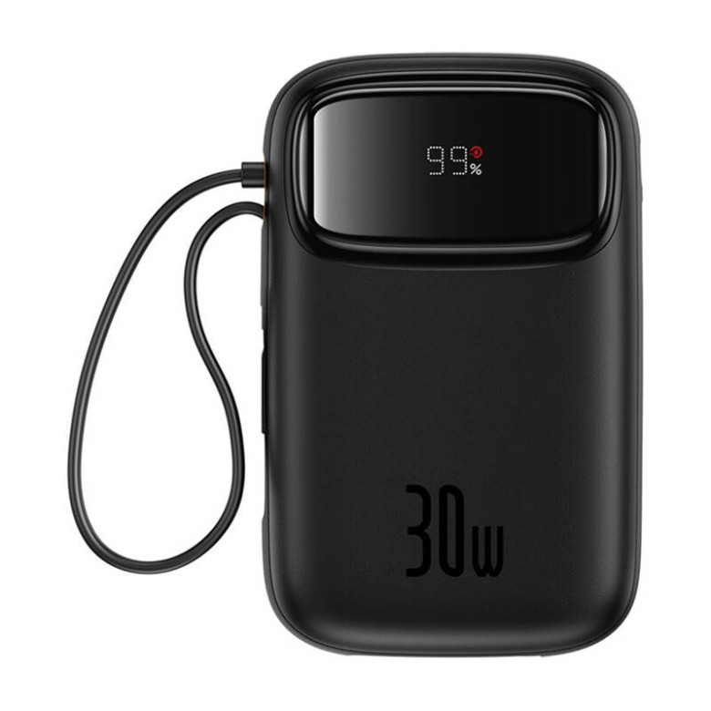 Powerbank Baseus QPow 2 10000mAh 30W 2xUSB-C (black) Powerbank Baseus QPow 2 10000mAh 30W 2xUSB-C (black)