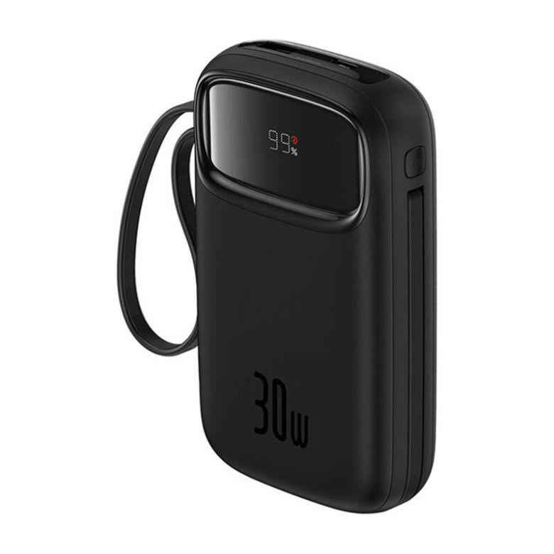 Powerbank Baseus QPow 2 10000mAh 30W 2xUSB-C (black) Powerbank Baseus QPow 2 10000mAh 30W 2xUSB-C (black)