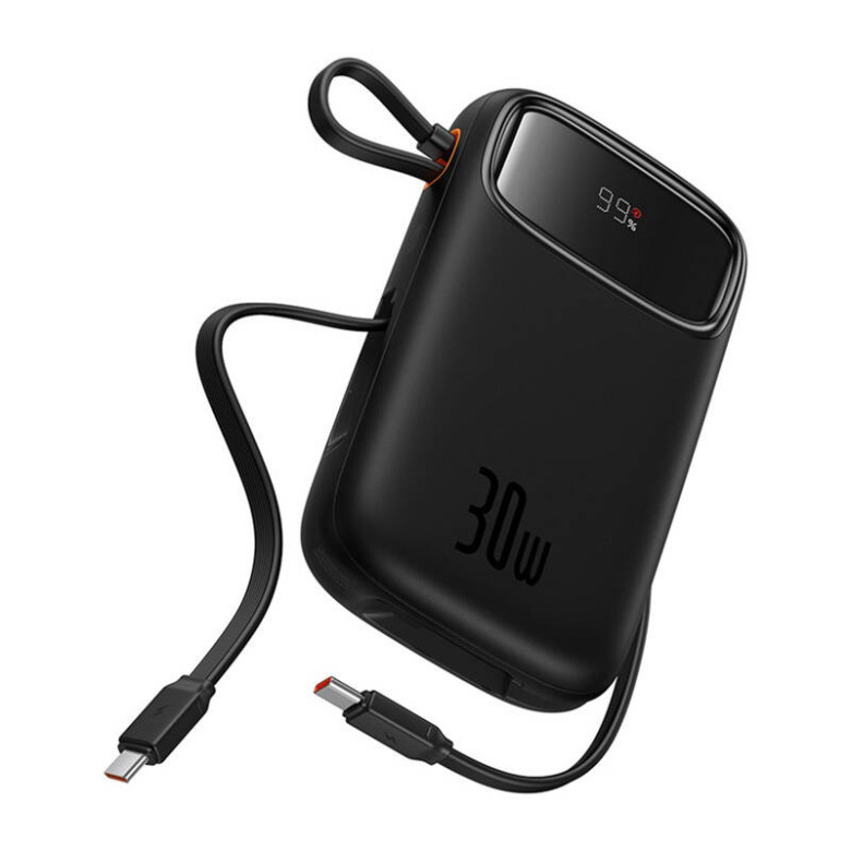 Powerbank Baseus QPow 2 10000mAh 30W 2xUSB-C (black) Powerbank Baseus QPow 2 10000mAh 30W 2xUSB-C (black)
