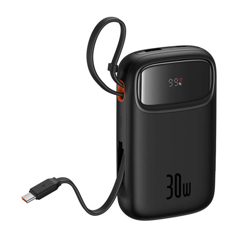 Powerbank Baseus QPow 2 10000mAh 30W 2xUSB-C (black) Powerbank Baseus QPow 2 10000mAh 30W 2xUSB-C (black)