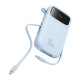 Baseus QPow 2 powerbank, 10000mAh, 30W, 2xUSB-C (kék)