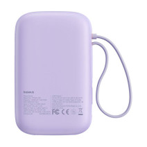 Powerbank Baseus QPow 2 10000mAh 30W 2xUSB-C (purple)