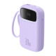 Powerbank Baseus QPow 2 10000mAh 30W 2xUSB-C (purple)