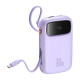 Powerbank Baseus QPow 2 10000mAh 30W 2xUSB-C (purple)