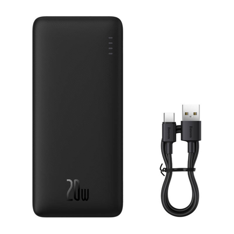 Baseus Airpow powerbank, 10000mAh, 20W (fekete) Baseus Airpow powerbank, 10000mAh, 20W (fekete)